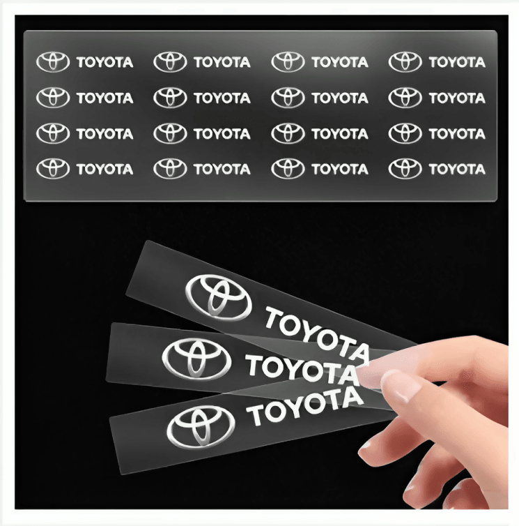 4Pcs (Stickers) Car Side Window Glass Stickers Decals DIY Accessories For Toyota Prado Corolla Yaris Prius vigo vitz Sticker Auto Accessories - ValueBox