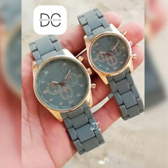 100% Imported Premium Quality Grey Couple Watch For Men And Boys New Design 2023