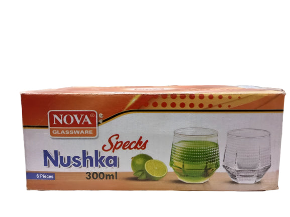 Nova Glassware Specks Nushka Glass Set 300ml
