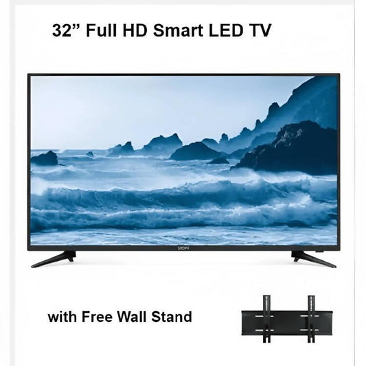Global - Smart LED Tv - 32inches - FULL HD - Black - ValueBox