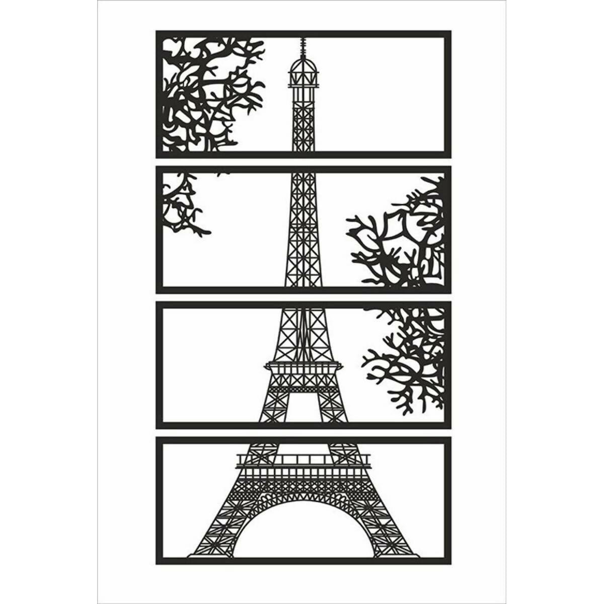 Eiffel Tower Wall Decor - ValueBox