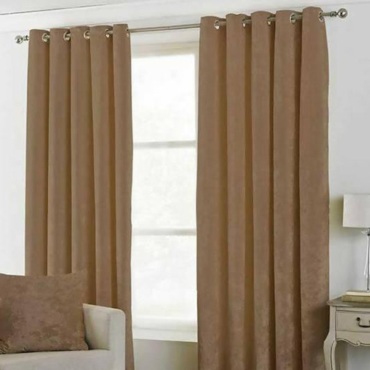 Plain velvet curtains 1 piece