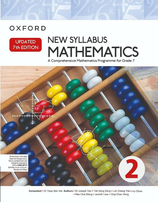 New Syllabus Mathematics Book 2 Updated 7th Edition D2 Updated 7th Edition