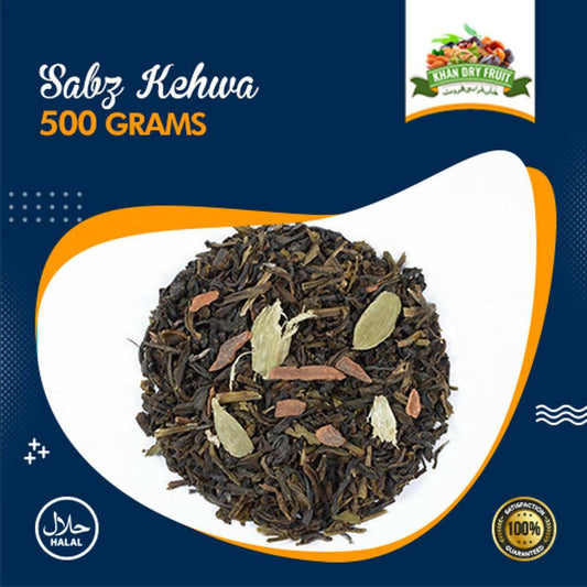 Plando Green Tea-Sabaz Phati - Sheen Chaye - Kahwa - 500gm
