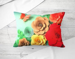 Digital Printed Cotton Cushion Filling For Bed and Sofa Home Decoration Square Cushions & Rectangular Cushions - ValueBox