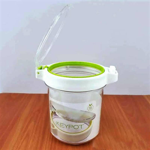 Keypot Smart Airtight Jar | High Quality Product Kitchen Gadgets With Free Gift - ValueBox