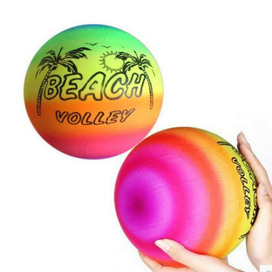 Ball Inflatable Pool Swim Rubber Rainbow Beach Volleyball Garden Game