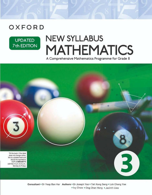 New Syllabus Mathematics Book 3 Updated 7th Edition D3 Updated 7th Edition - ValueBox