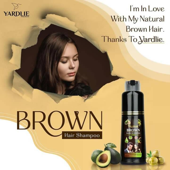 Yardlie Professional Brown Hair color shampoo - ValueBox