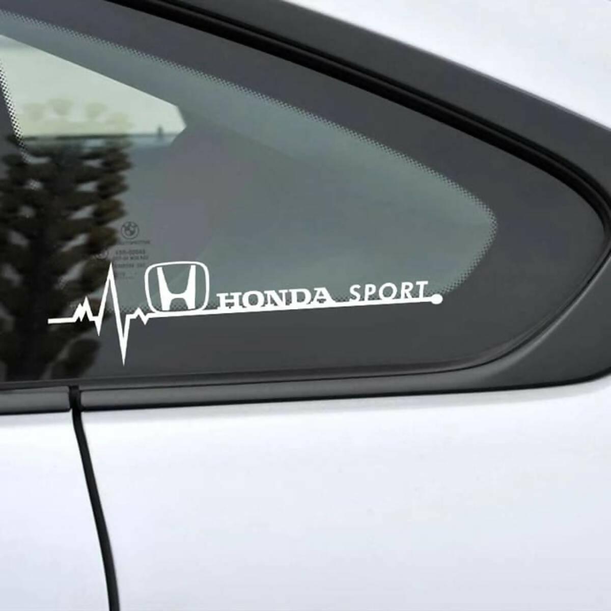 2pcs SPORT Emblem Car Side window decoration Design body Stickers for Hon..da - ValueBox