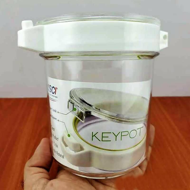 Keypot Smart Airtight Jar | High Quality Product Kitchen Gadgets With Free Gift - ValueBox