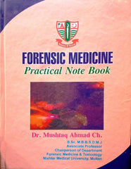 Forensic Medicine Practical Notebok 3rd Year MBBS For Nishtar Medical College - ValueBox