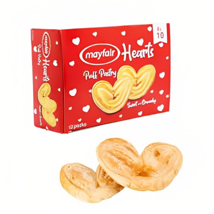Mayfair Hearts Puff Pastry 24 pc
