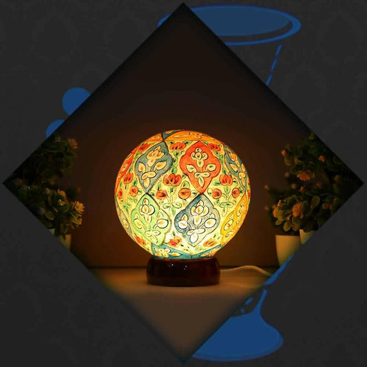 Camel Skin table Lamp Globe shaped Export Quality 1PCS