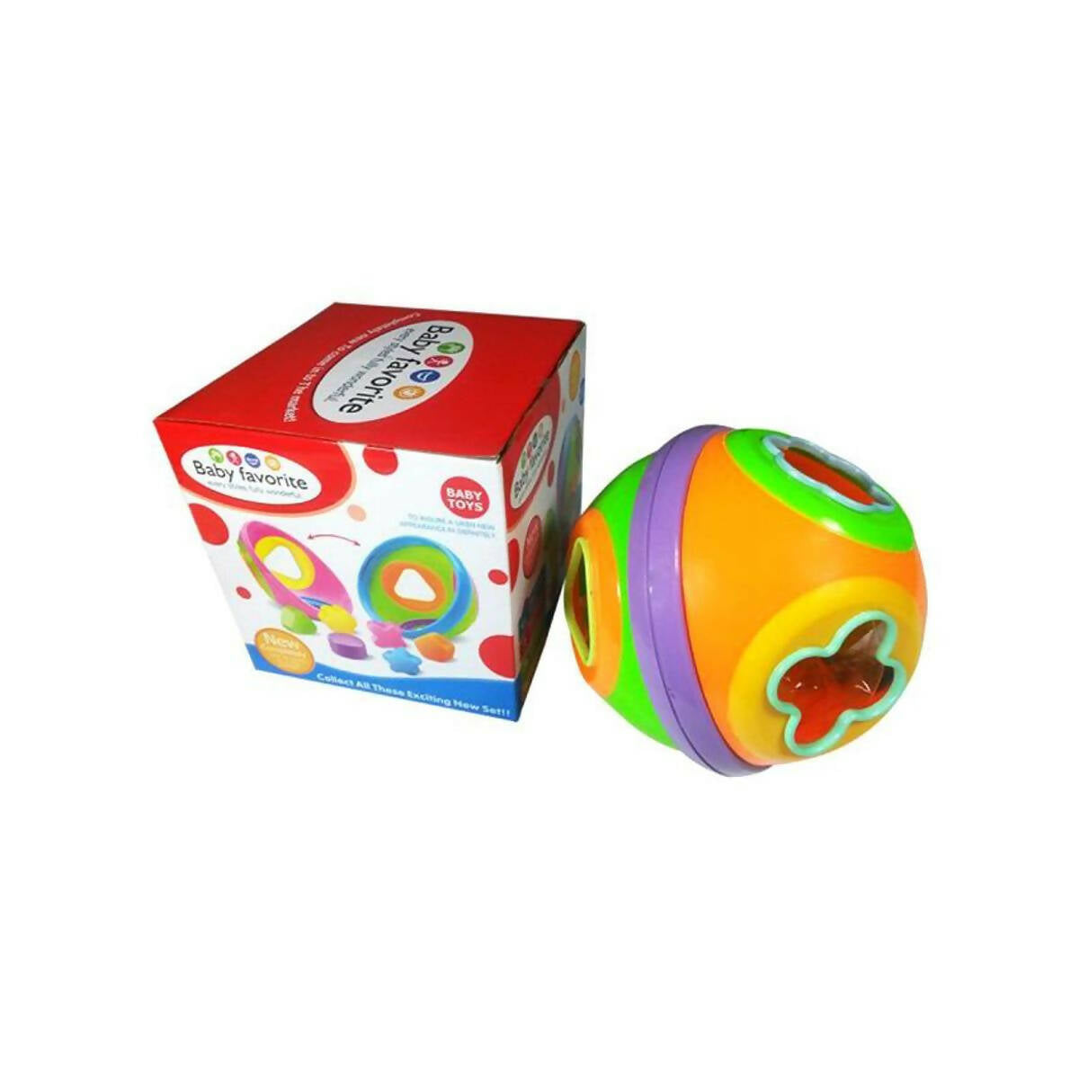 Plastic Shape Sorting Ball For Toddlers