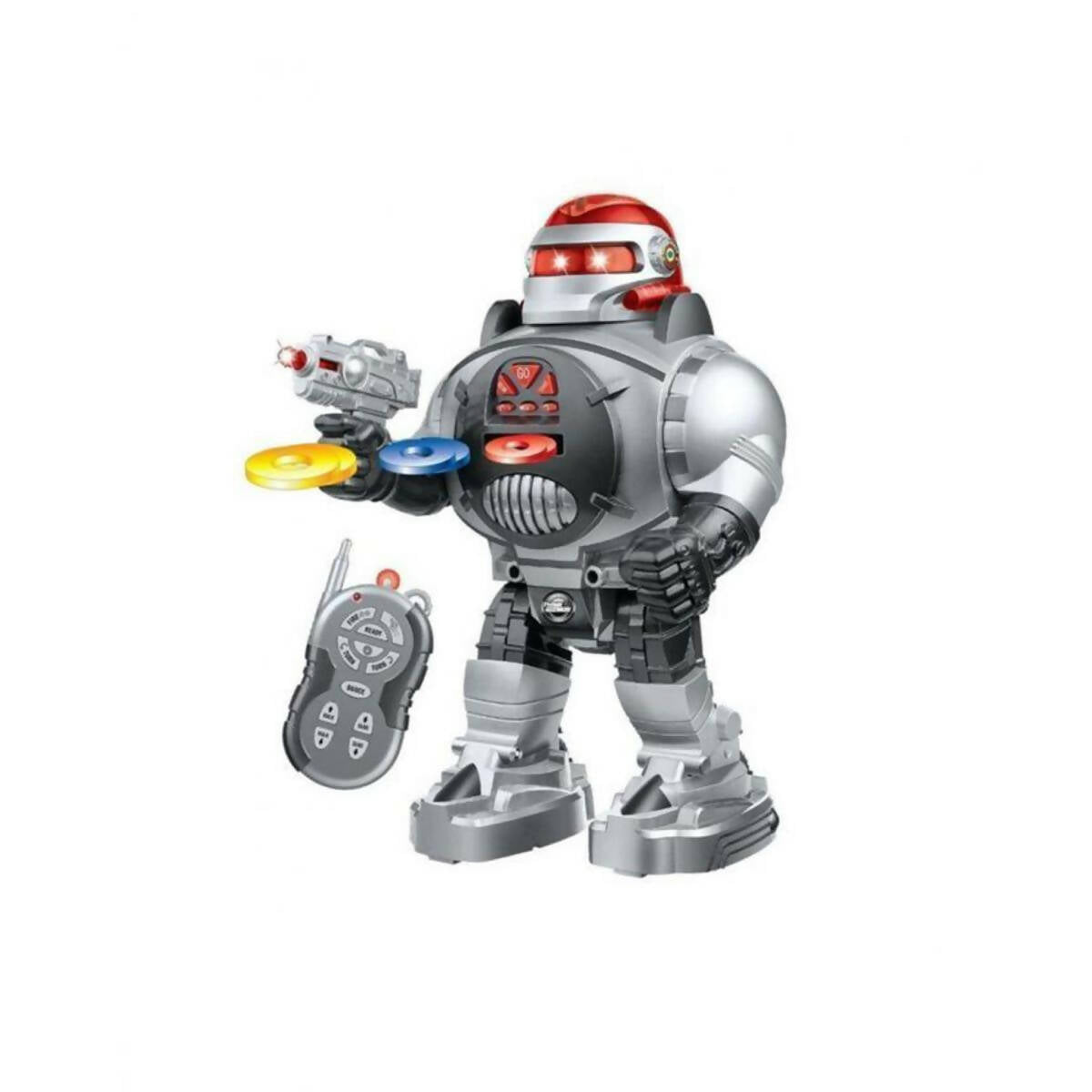 Space Fighter Robot - RC - Silver