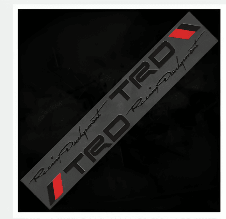 2Pc(Black) TRD Body Pair Stickers 47cm Side body Car sticker for Toyota corolla yaris Exterior Accessories Vinyl Decals Creative Decals Design Waterproof Auto Tuning Styling Bumper Truck Decal Vinyl car sticker - ValueBox