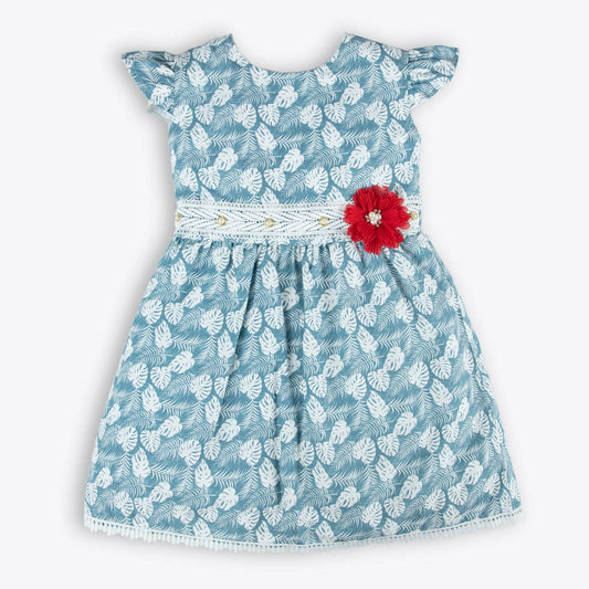 Sky Leaf Frock