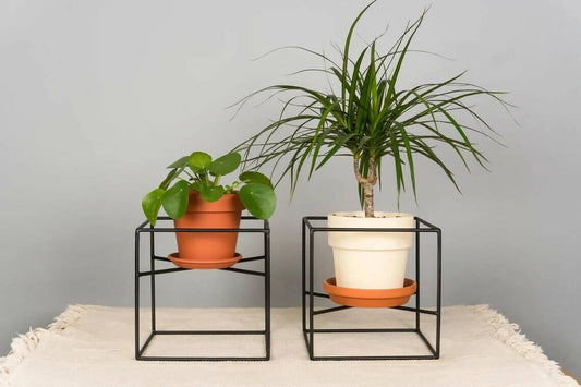 1 Metal Cube Plant Stands, Wire Plant Pot Stand