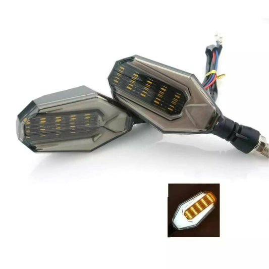 Indicator For All Bikes White Parking And Yellow Signal U Style 4 Pieces - ValueBox