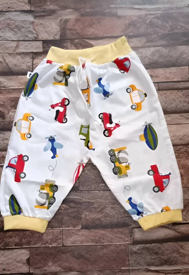 Pack of 2 cotton trouser pants for kids/ kids summer wear printed trousers