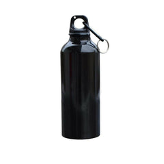 500ml Lightweight Stainless Steel Wide Mouth Drinking Water Bottle - Black - ValueBox