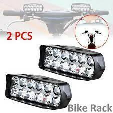 Motorcycle 12 LED External Lights Headlight Spot Fog Lamp