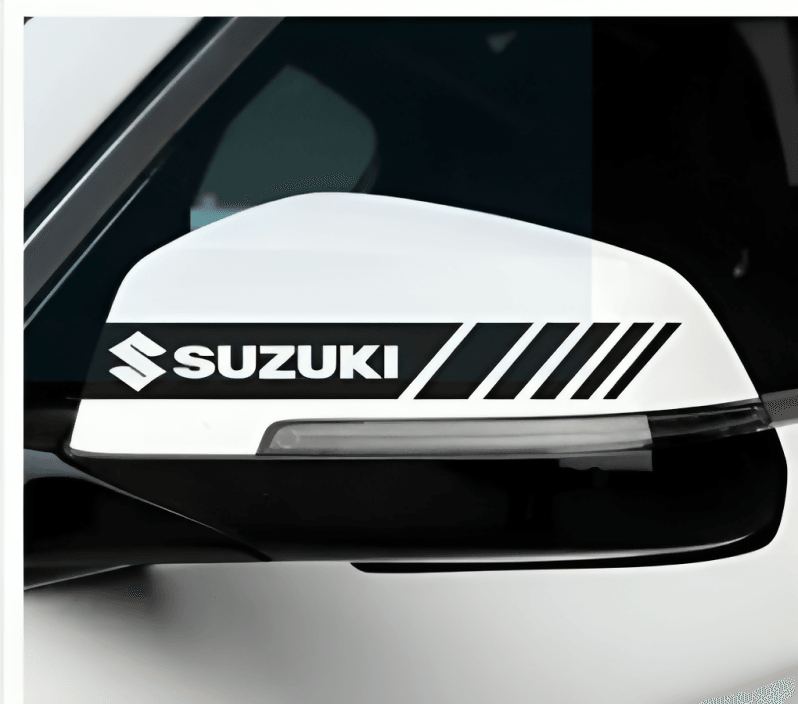 2PCS (BLACK) Car Rearview Mirror Decoration Sticker Body Decal For Suzuki swift Alto Ciaz Accessories Sticker Auto Accessories car Accessories - ValueBox