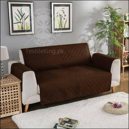 Quilted Cotton Sofa Cover - Sofa Runner - Coat Cover - All Color & Sizes - ValueBox