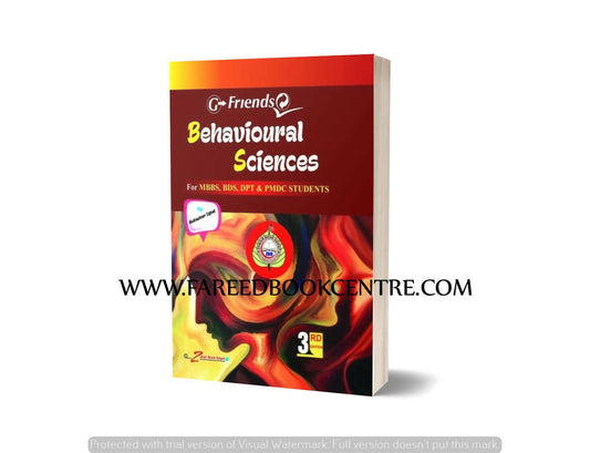 G Friends Behavioural Sciences For MBBS BDS By Mubasher Iqbal 3RD EDITION - ValueBox