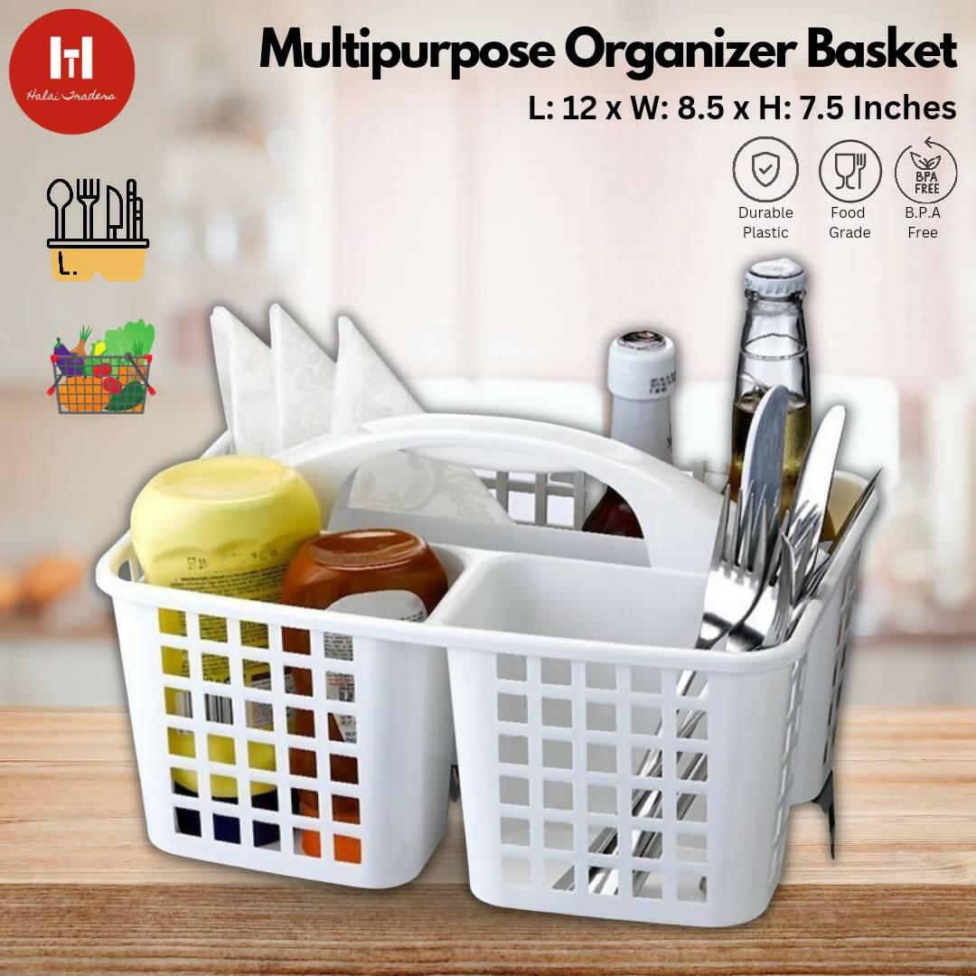 Multi-purpose Organizer Basket with Handle - ValueBox