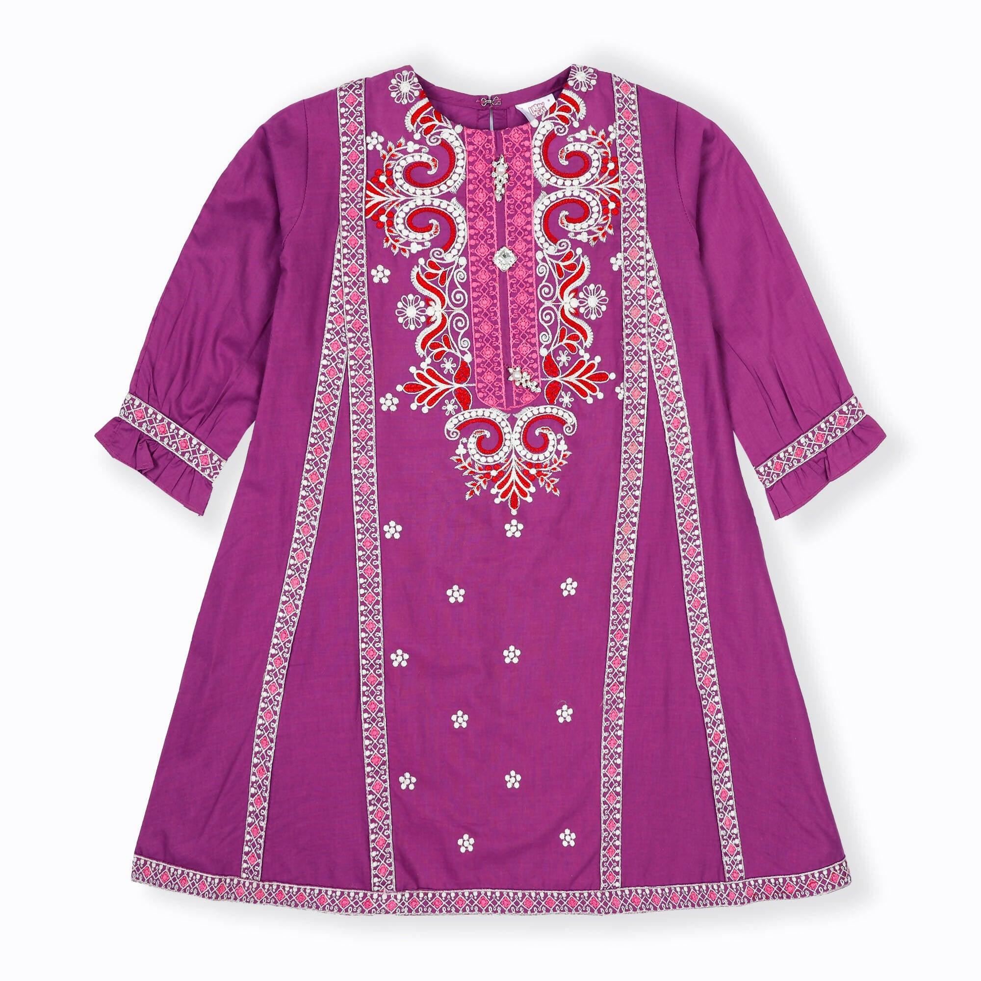 Purple Girl Kurti - ValueBox