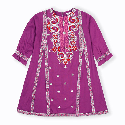 Purple Girl Kurti - ValueBox