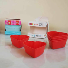 6 pieces silicone Baking Mould For Cake - ValueBox