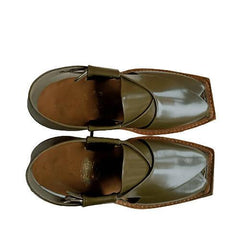 Norozi Chappal White Double Sole and Green Double Sole - ValueBox