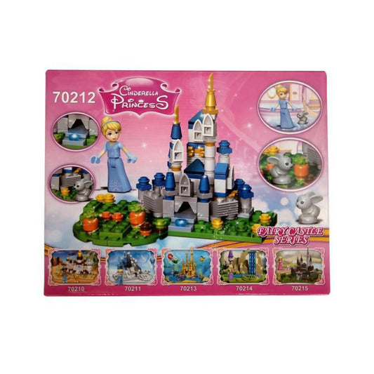Planet X - Disney Princess - Cinderella Castle Blocks - Enchanting Multicolor - ValueBox
