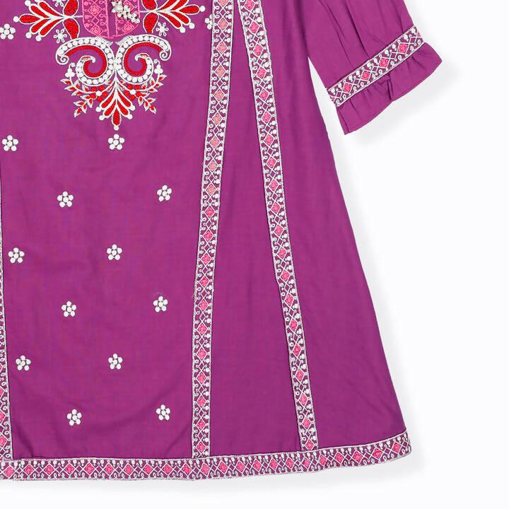 Purple Girl Kurti - ValueBox