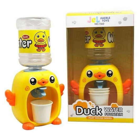 Mini Cute Simulation Duck Water Dispenser Toy Drinking Fountain Educational Play For Children - ValueBox