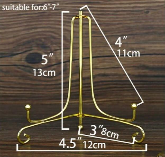 Iron Display Stand Iron Easel Plate Display Photo Holder Stand - ValueBox