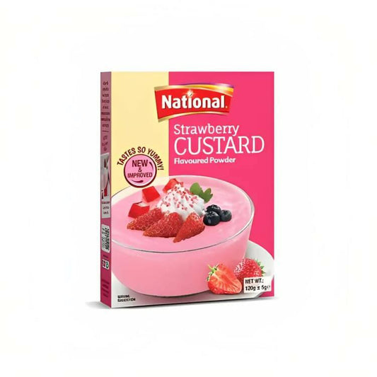 National Custard Strawberry 120g