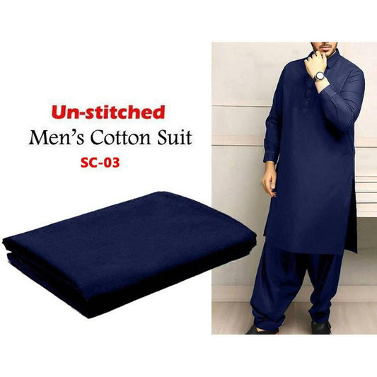 Gents cotton unstitiched suit