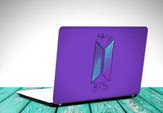 Bts Army Logo, Music, Band Laptop Skin Vinyl Sticker Decal, 12 13 13.3 14 15 15.4 15.6 Inch Laptop Skin Sticker Cover Art Decal Protector Fits All Laptops - ValueBox