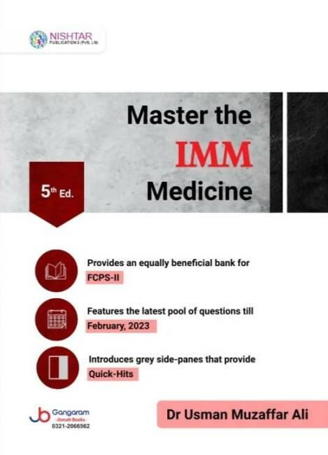 MASTER THE IMM MEDICINE 5TH EDITION BY DR USMAN MUZAFFAR ALI FOR FCPS PART 2 - ValueBox