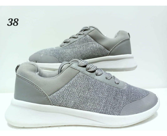 FOOTLOCKER SHOES FOR KIDS GREY ( NEW ARRIVAL )