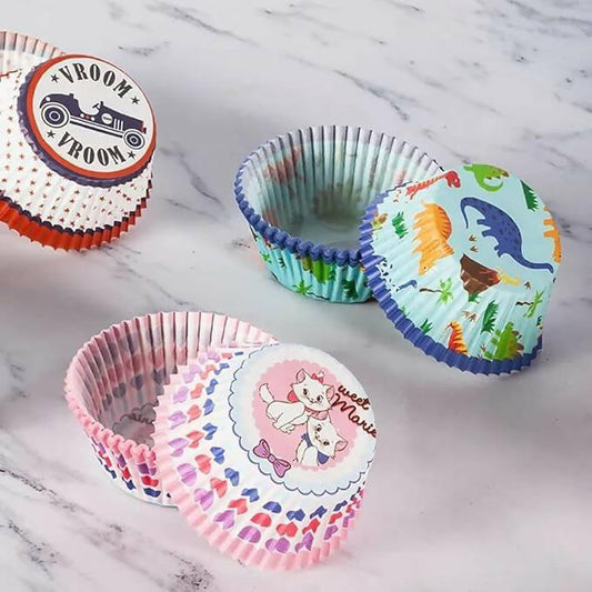 Paper Cake Small Cups Baking Muffin Paper Cups, for Spring Birthday Easter Holiday and Party Decorations