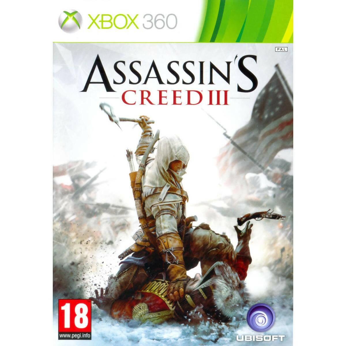 Assassins Creeds 3 - Xbox 360 video game - JTAG Modified System - 2 Disc Game - ValueBox