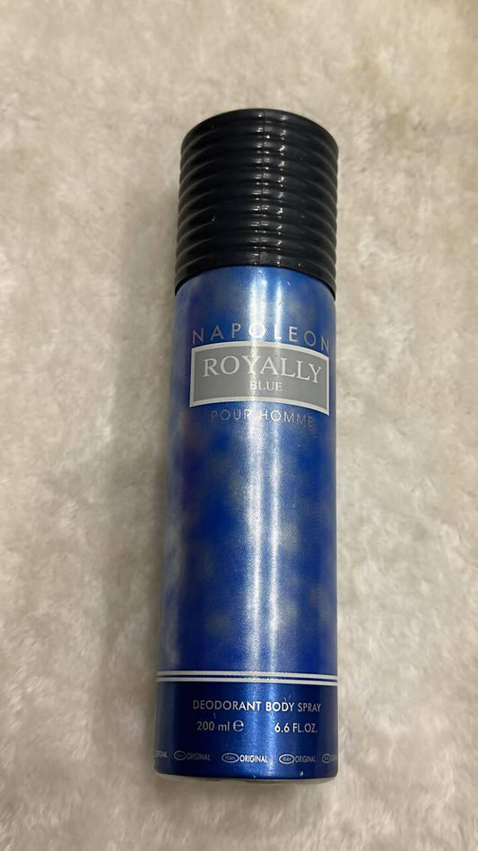 Napoleon Royally Blue For Men Deodorant Body Spray - ValueBox