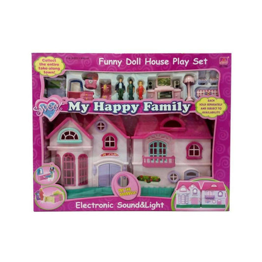 Happy Family Playset - Pink