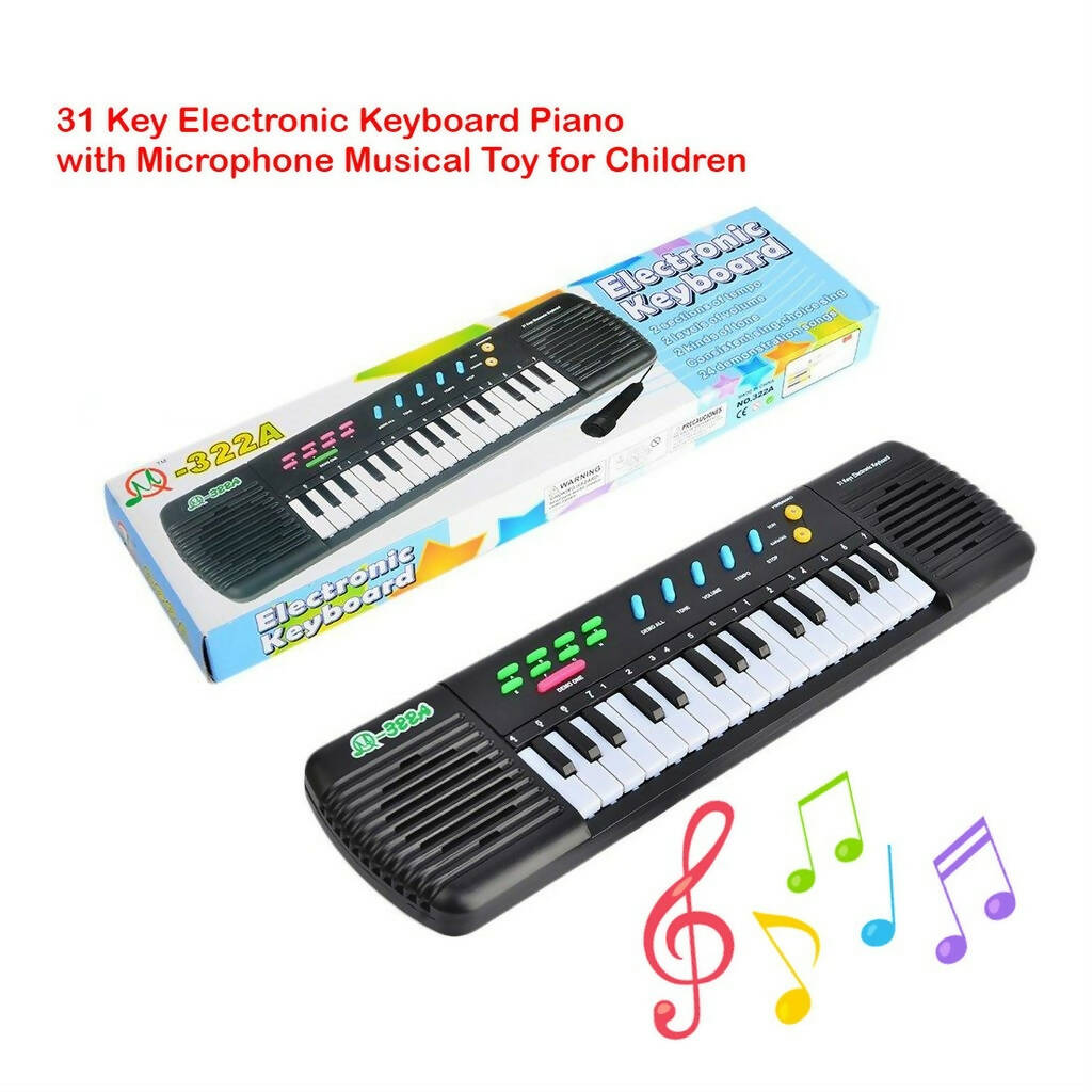 31-Keys Electronic Keyboard Piano With Microphone