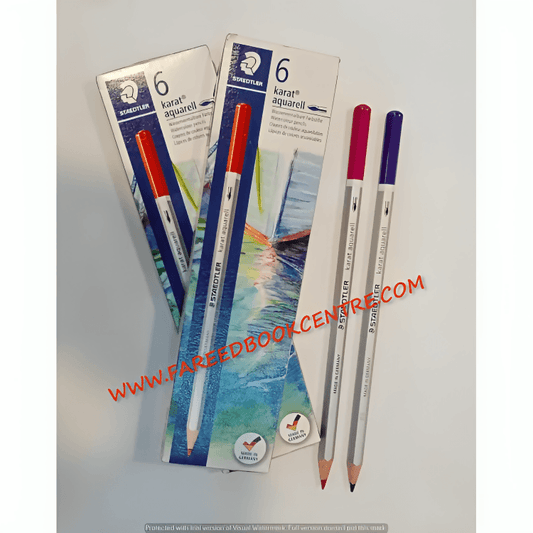 Staedtler Karat Aquarell Pencil - Staedtler Medical Pencil - Staedtler Histo Pencil - Staedtler Histology Pencil Histo Pencil H and E Pencil Water Color Pencil for Medical Students Pack of 02 Pcs Pencils - ValueBox